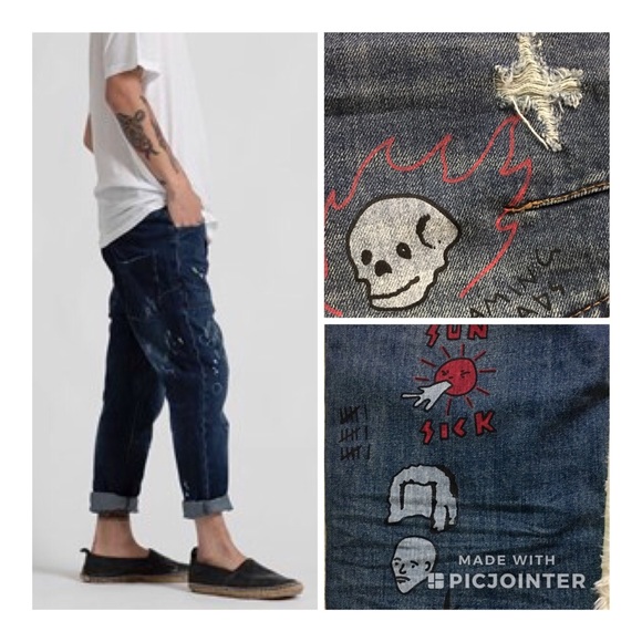 One Teaspoon Other - Man x ONE TEASPOON Mr Saints Low Slung Jeans 34